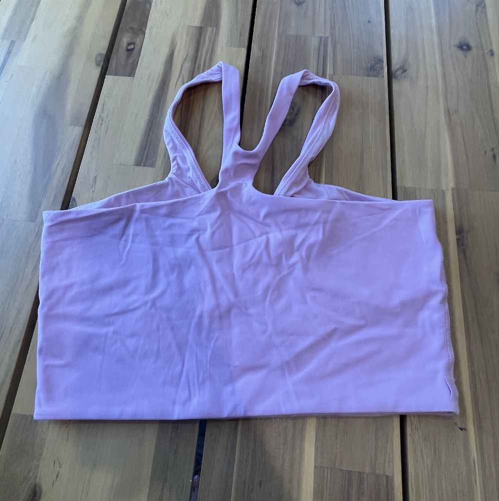 Lululemon Athletica Womens Pink Buttery Soft Cropped Tank Top Size Small/medium - Picture 2 of 4